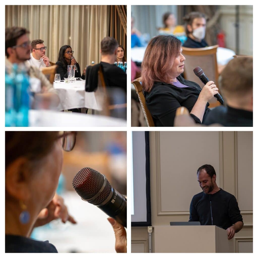 Ben Johnson taking audience questions