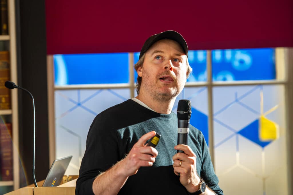 Andrew Preston speaking