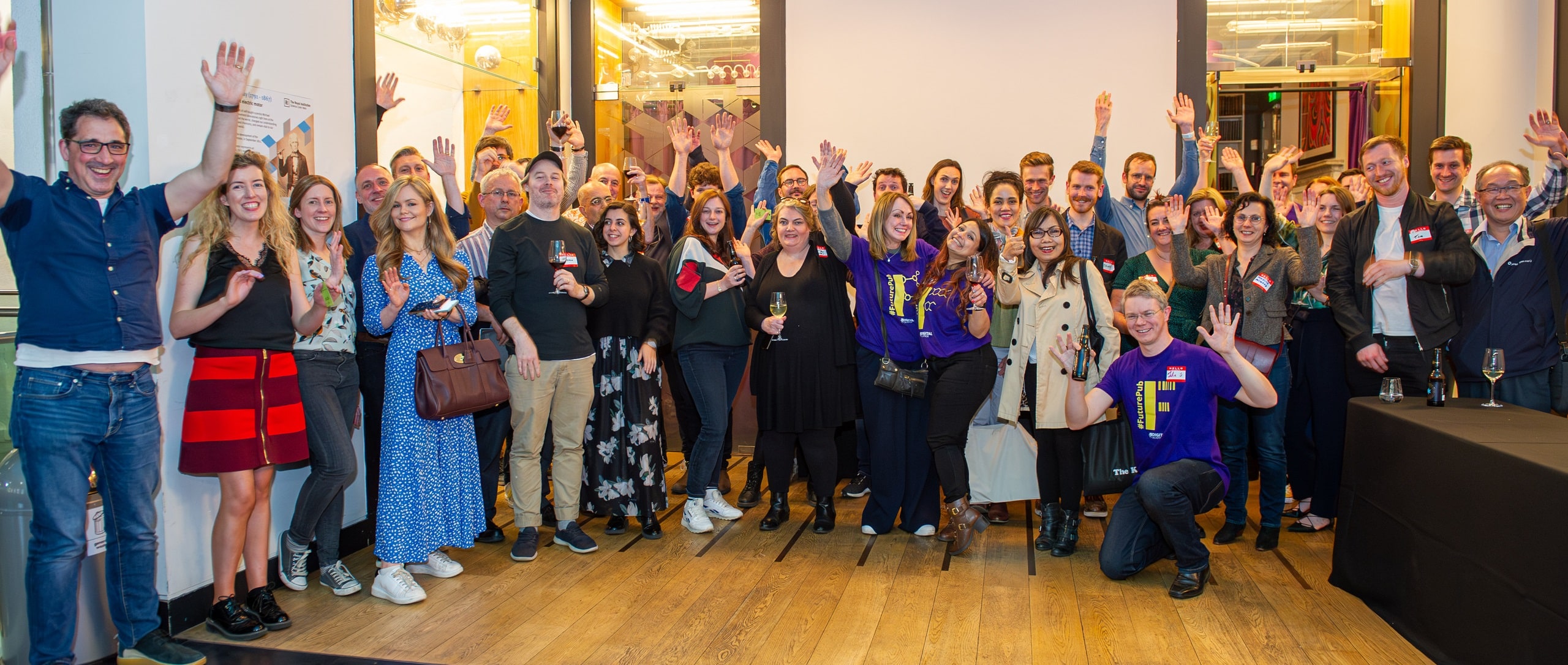 pic of attendees at FuturePub