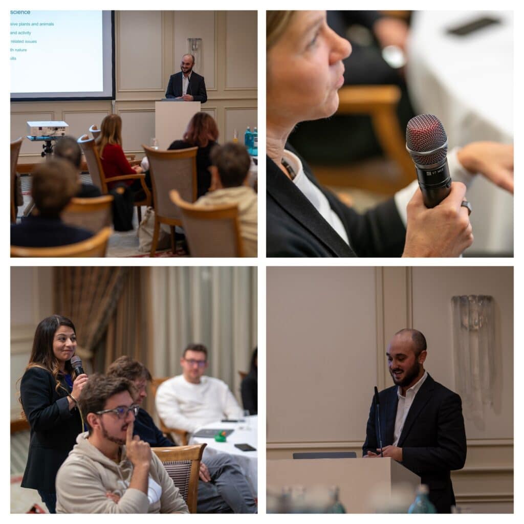 Jacob White taking audience questions