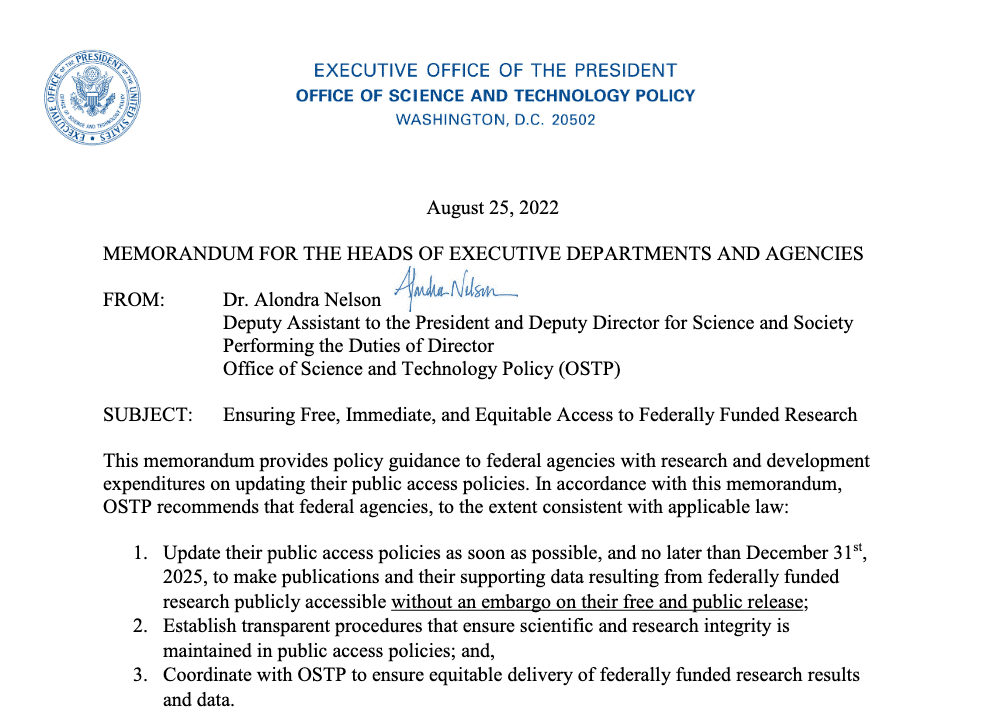 photo of Nelson memo